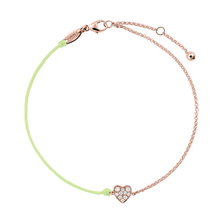 Diamond bracelet Little Heart