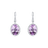 Diamond earrings with Kunzite Graceful Delight5