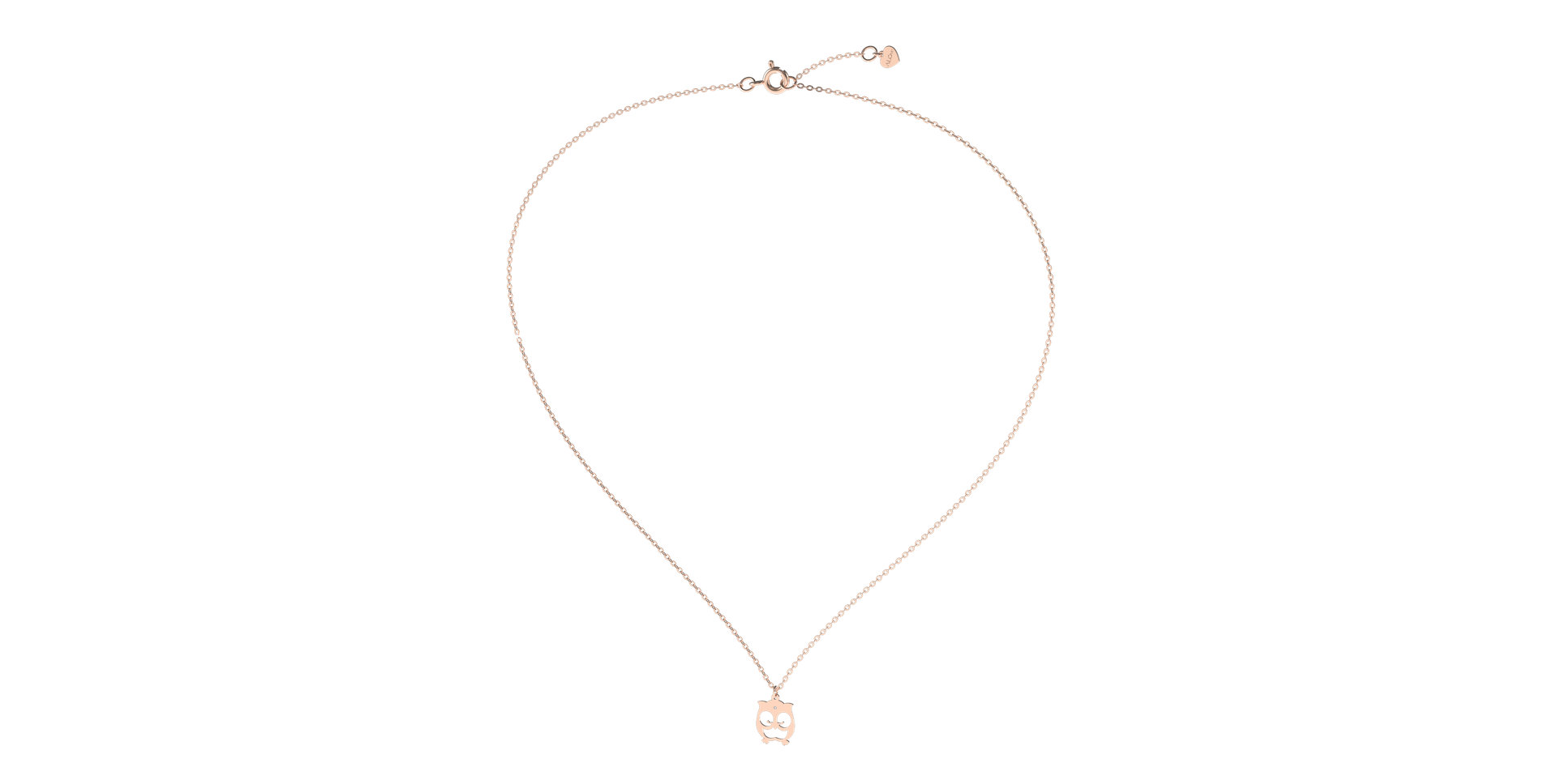 Diamond necklace Lovely Owl