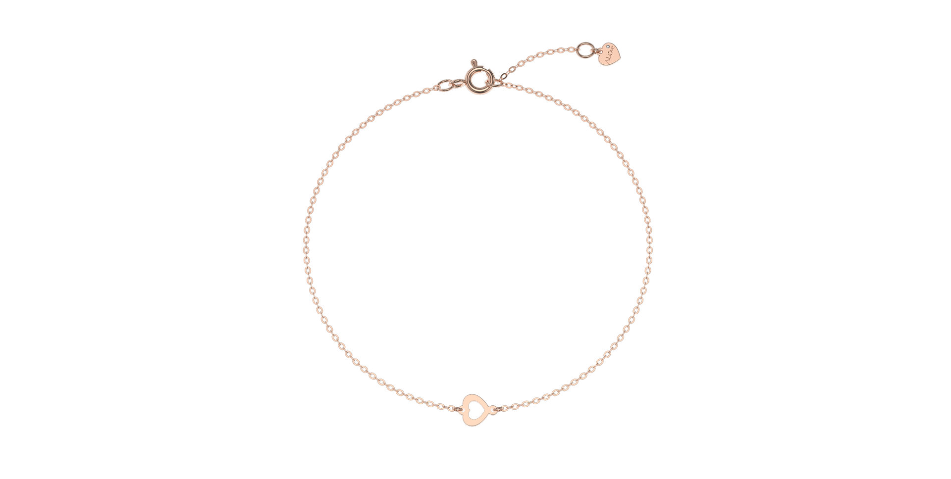 Diamond bracelet One Heart