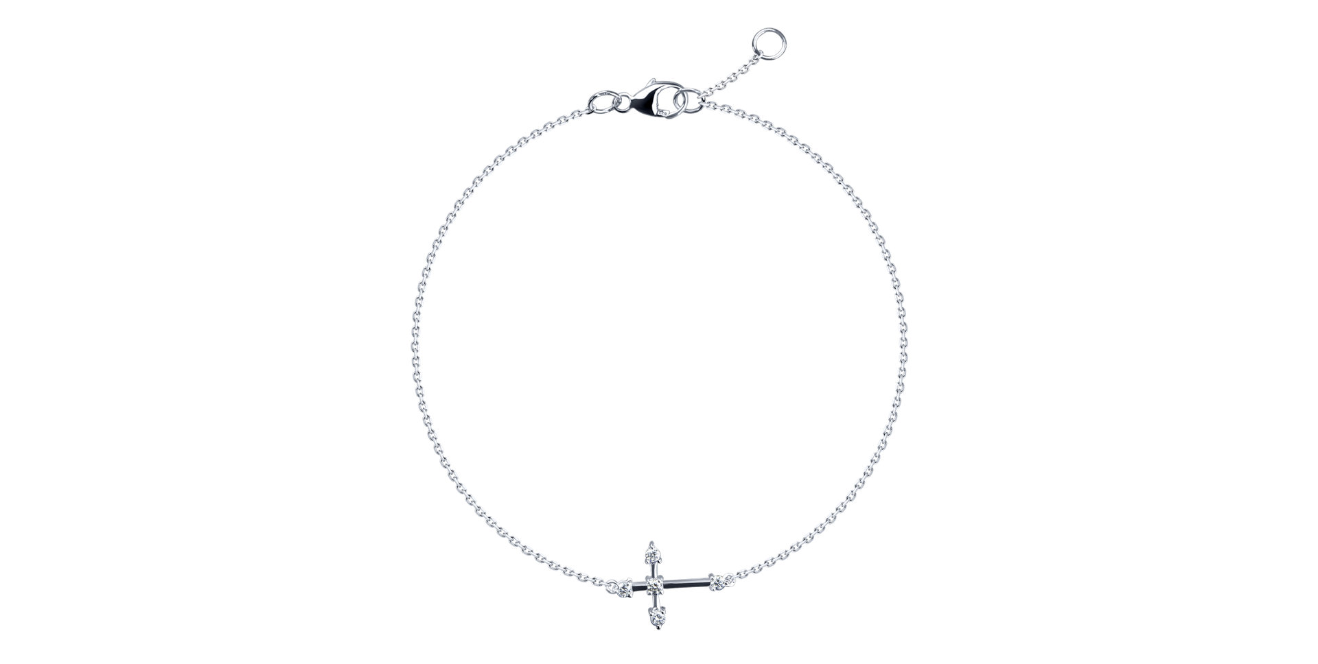 Diamond bracelet Shiny Cross