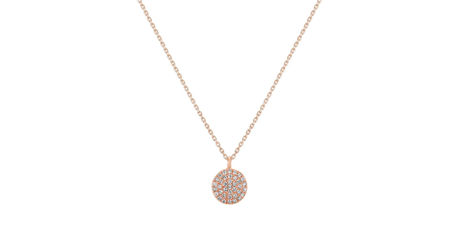 Diamond pendant with necklace Sophisticated Creation