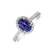 Diamond ring with Tanzanite Princess Desperation2