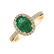 Diamond ring with Emerald Princess Desperation2