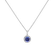 Diamond necklace with Tanzanite Secret Royalty2