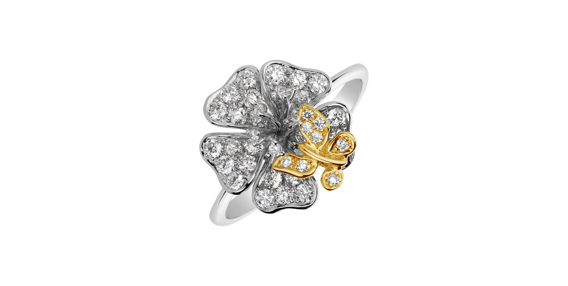 Diamond ring Brilliant Flower