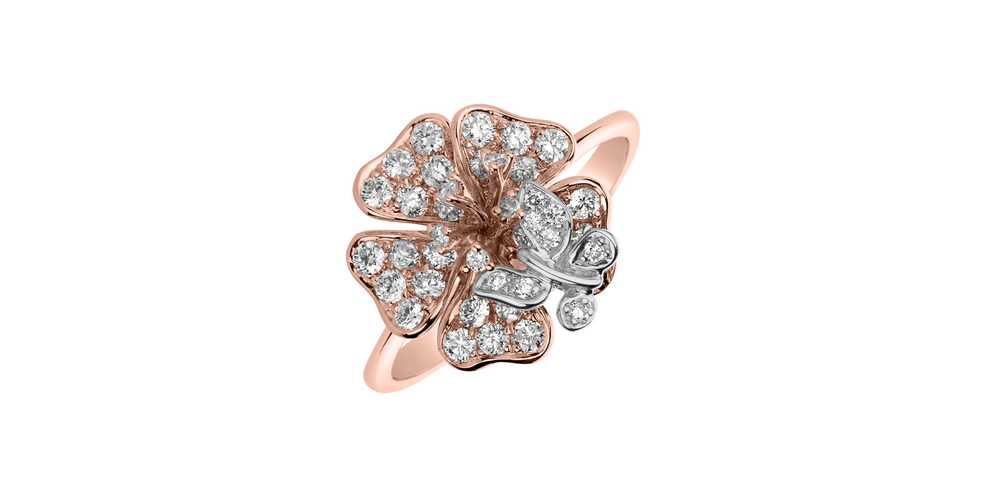 Diamond ring Brilliant Flower
