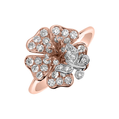 Diamond ring Brilliant Flower