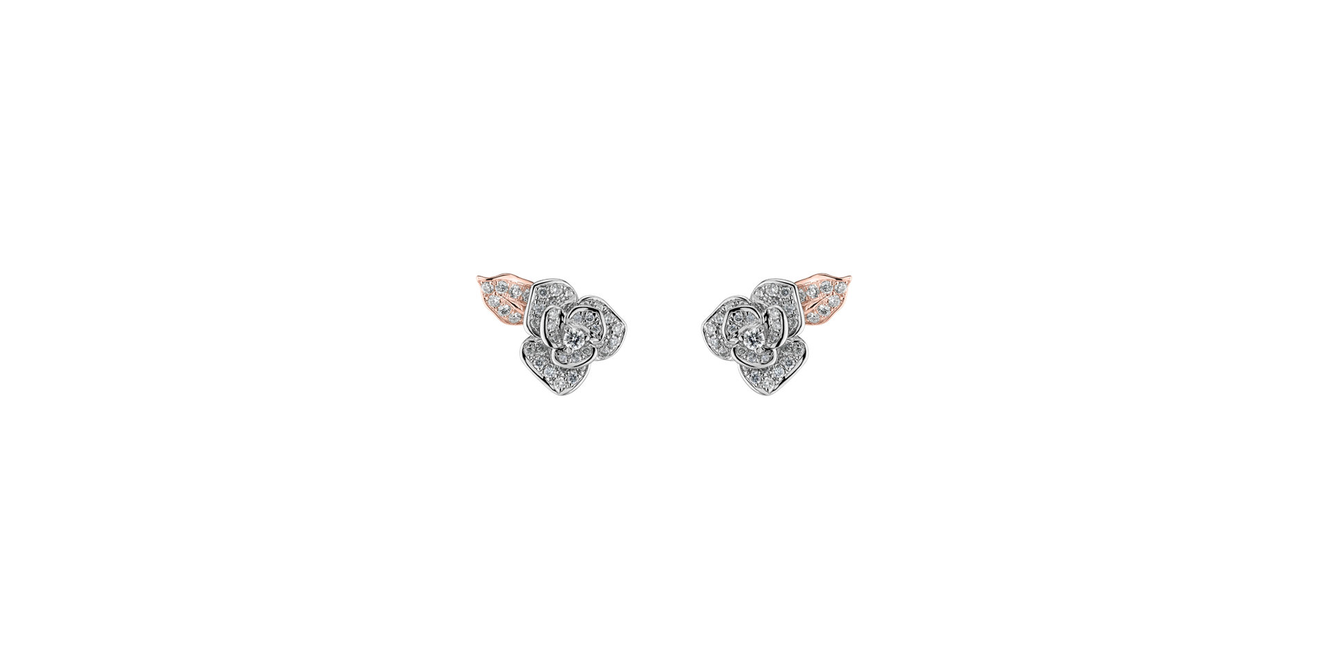 Diamond earrings Flower Impulse