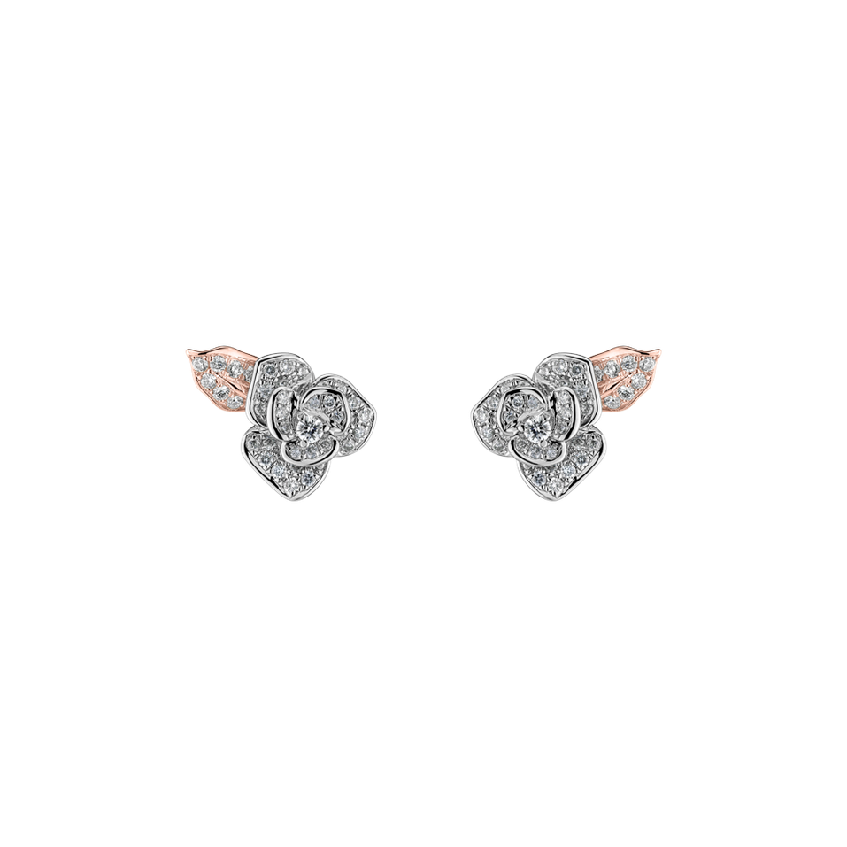Diamond earrings Flower Impulse