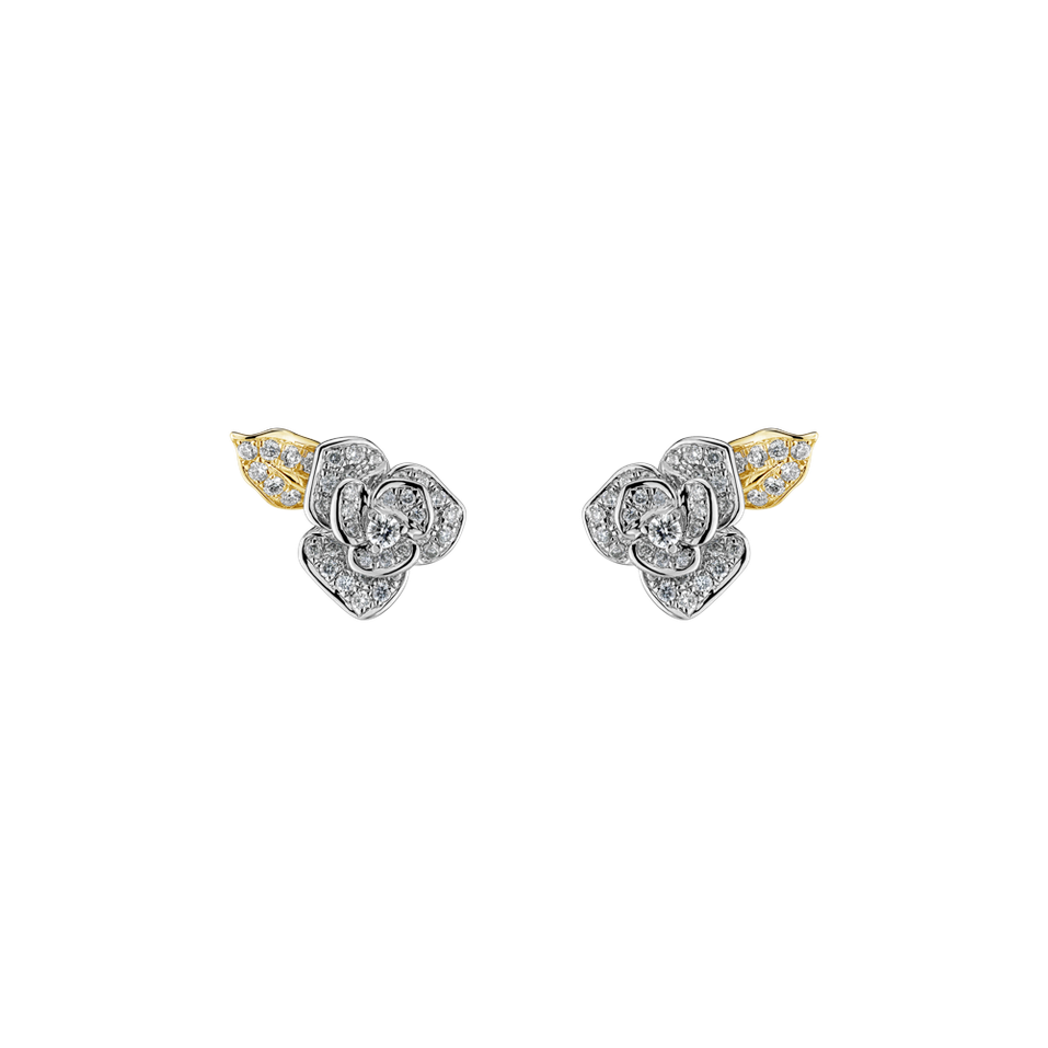 Diamond earrings Flower Impulse