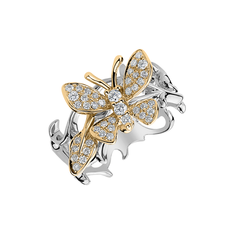 Diamond ring Lush Butterfly