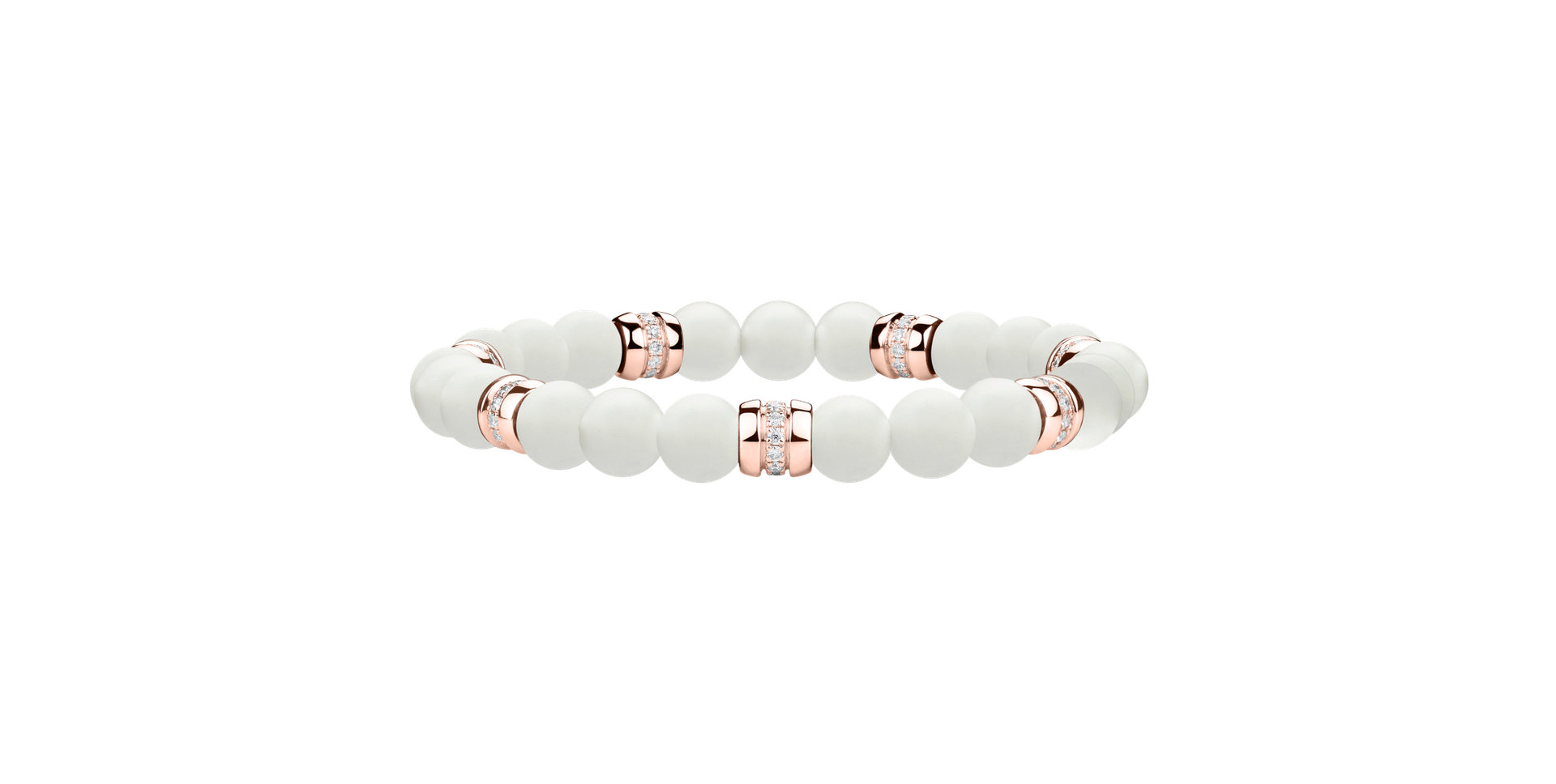 Diamond braclet with Agate Neverending Style