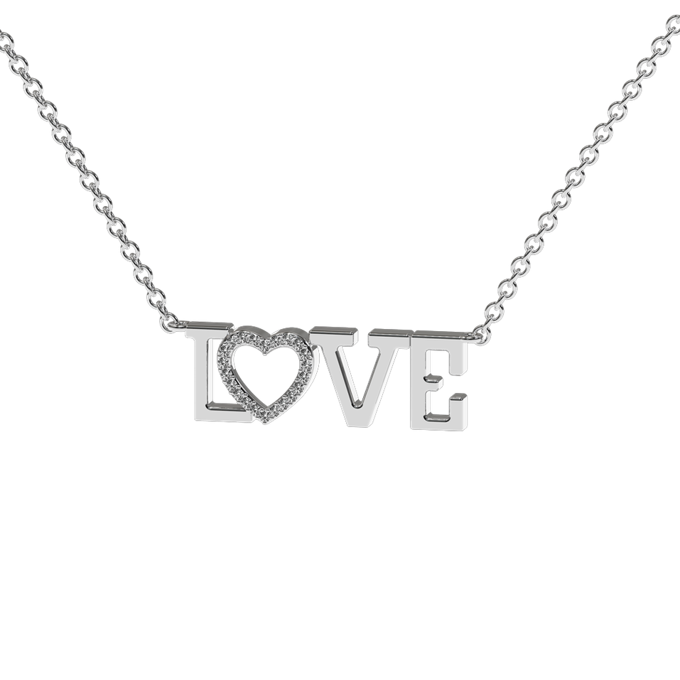 Diamond necklace Shimmer Love