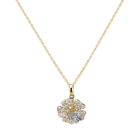 Diamond pendant Flower Star