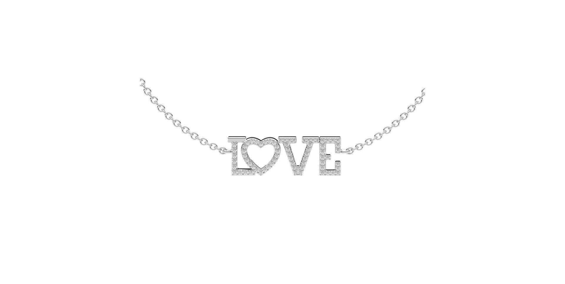 Diamond bracelet Love