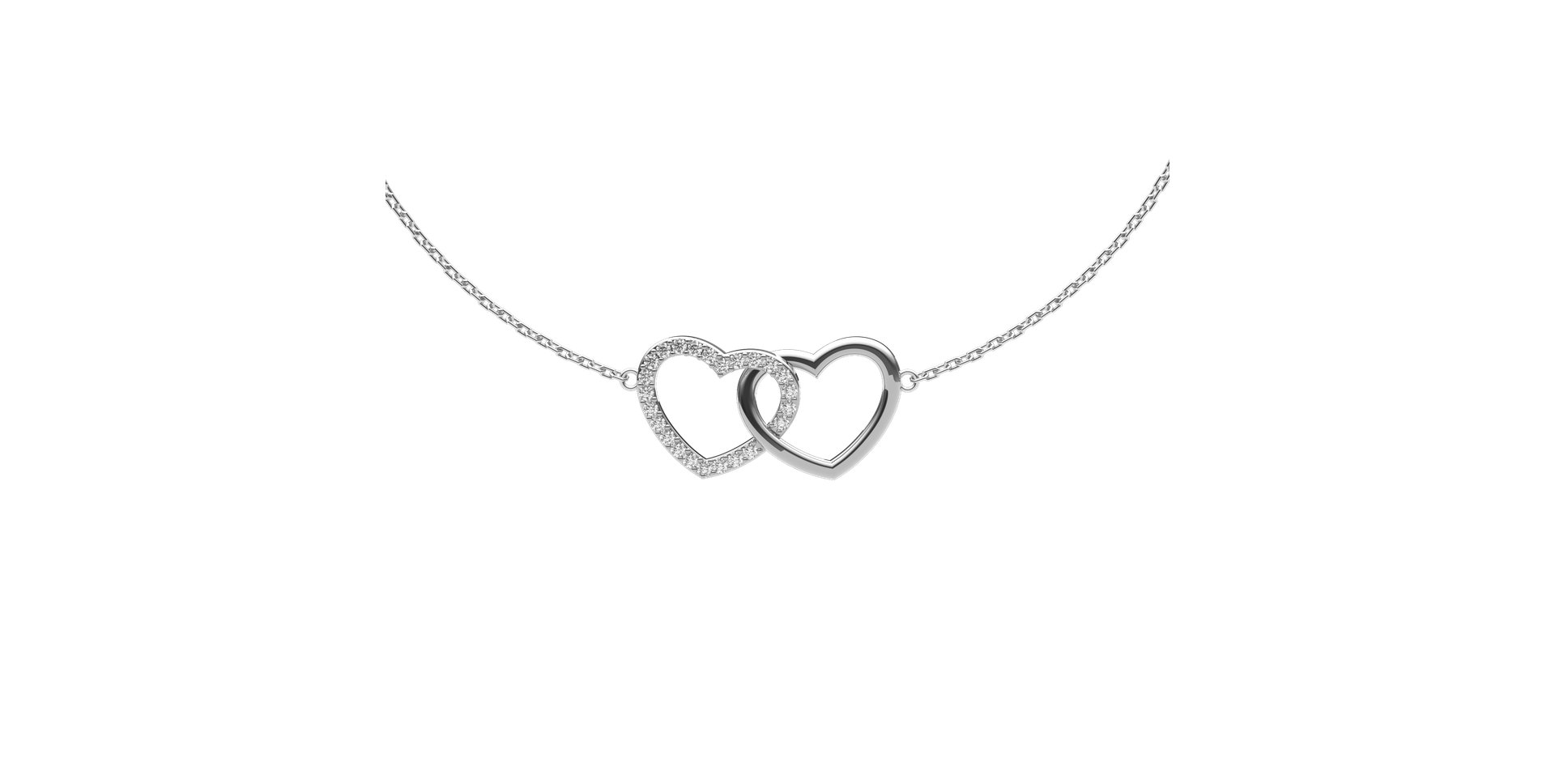 Diamond bracelet Hearts