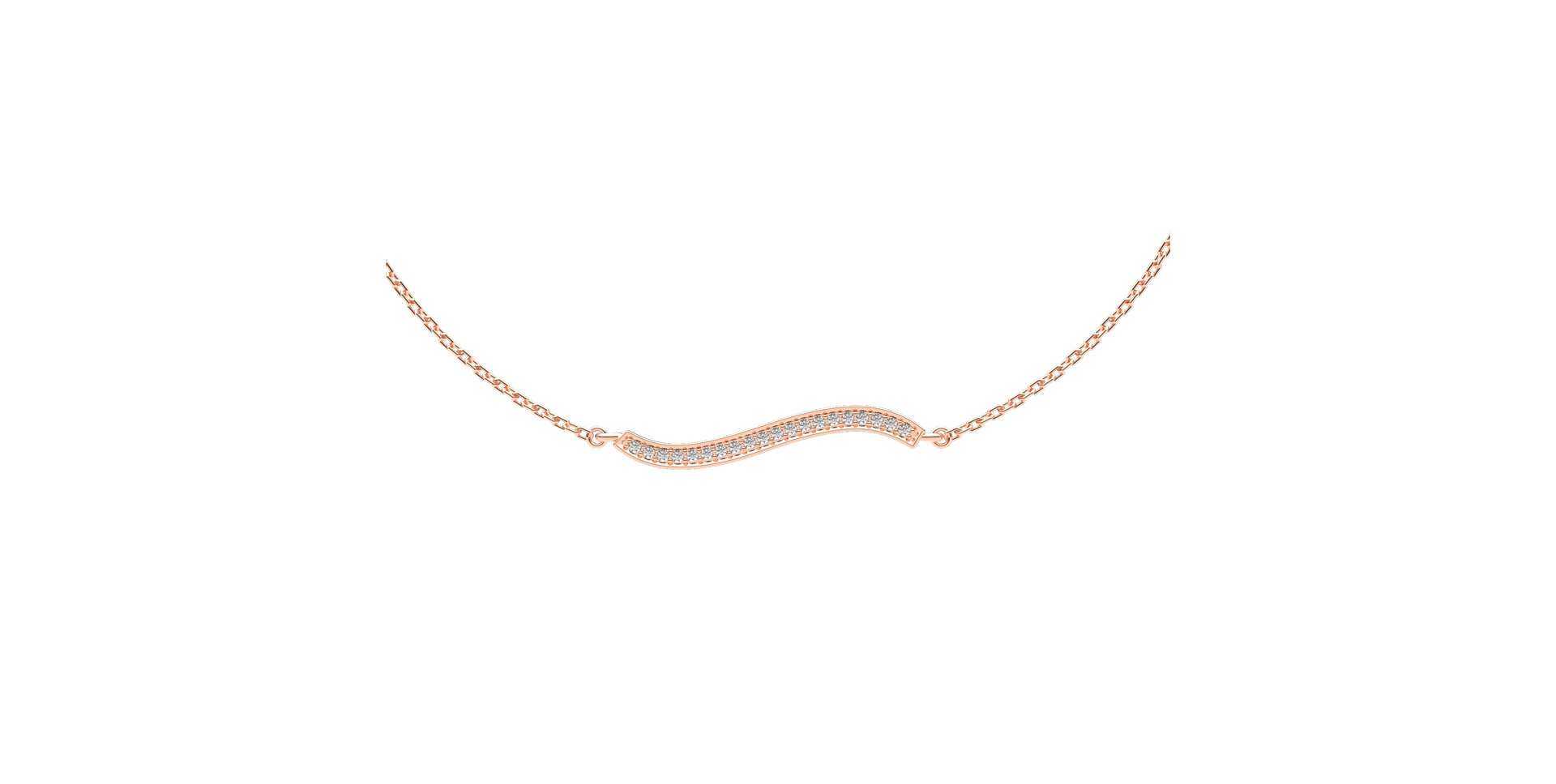 Diamond bracelet Wave