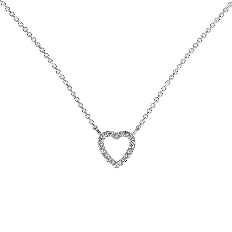 Diamond necklace Tender Heart