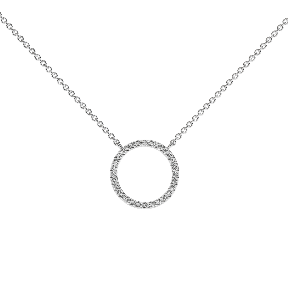 Diamond necklace Little Circle