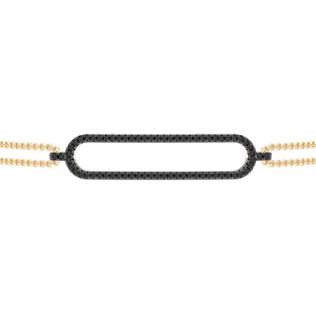 Bracelet with black diamonds Dazzle