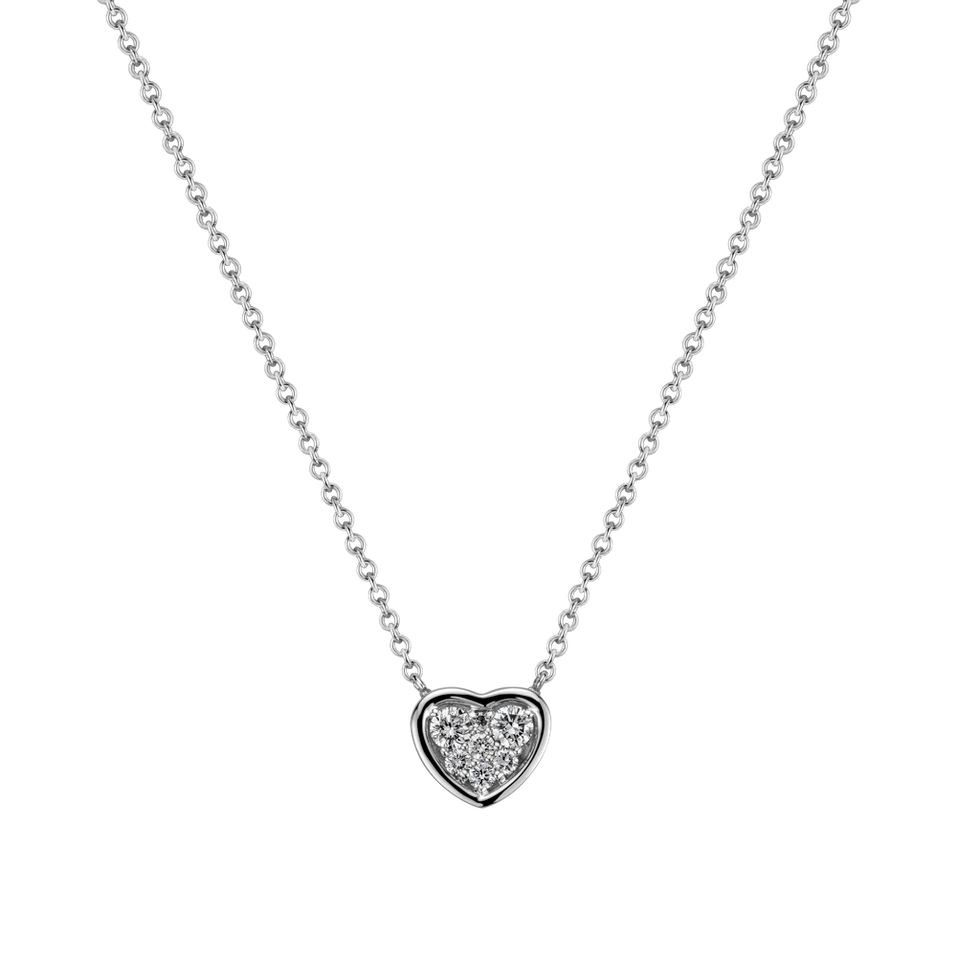 Diamond necklace Moon Love