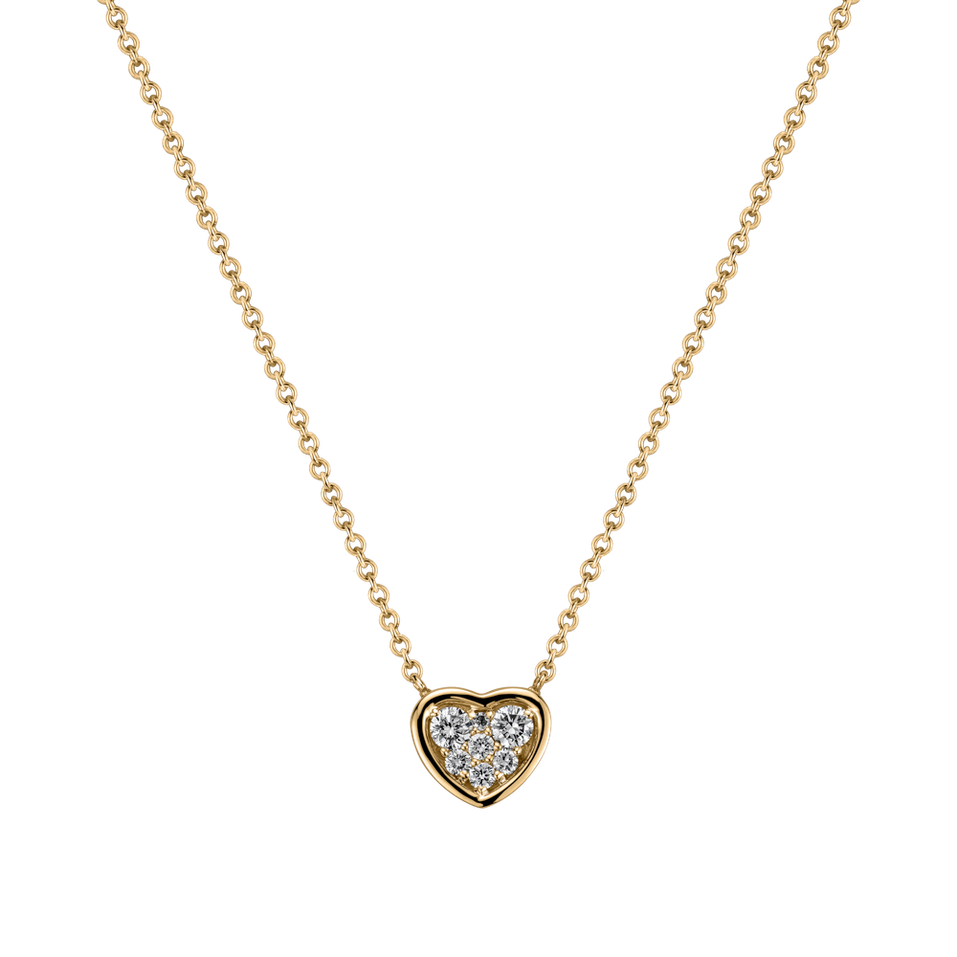 Diamond necklace Moon Love