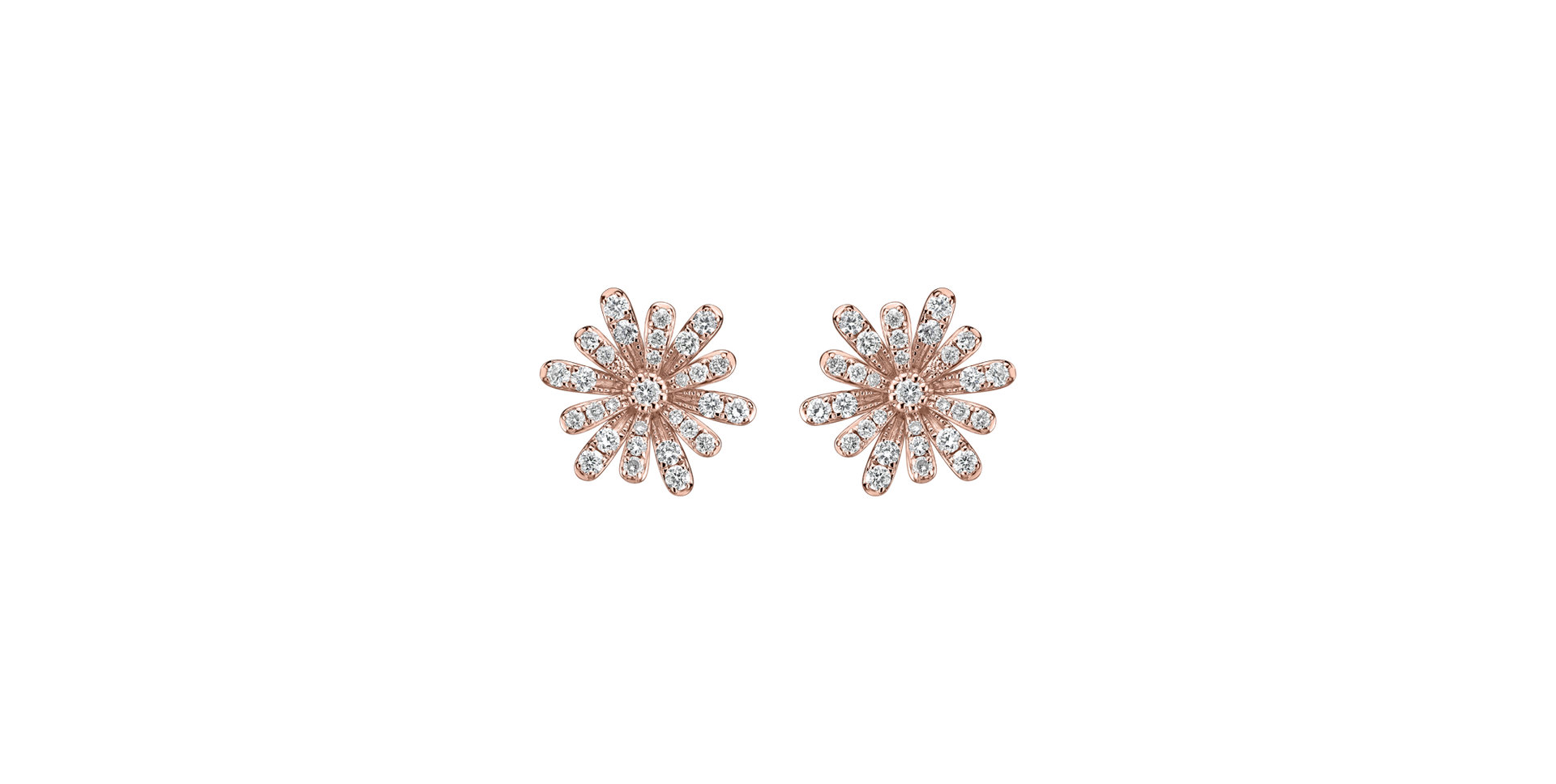 Diamond earrings Flower Flush