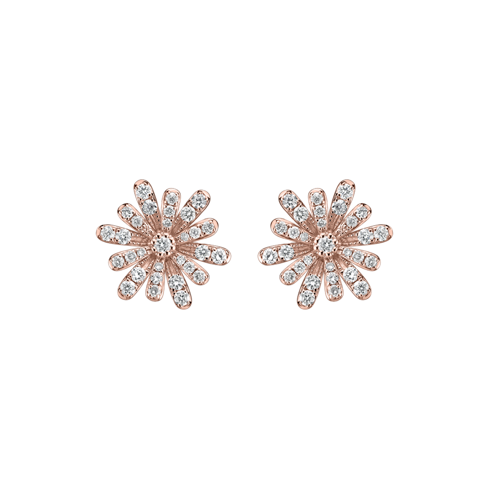 Diamond earrings Flower Flush