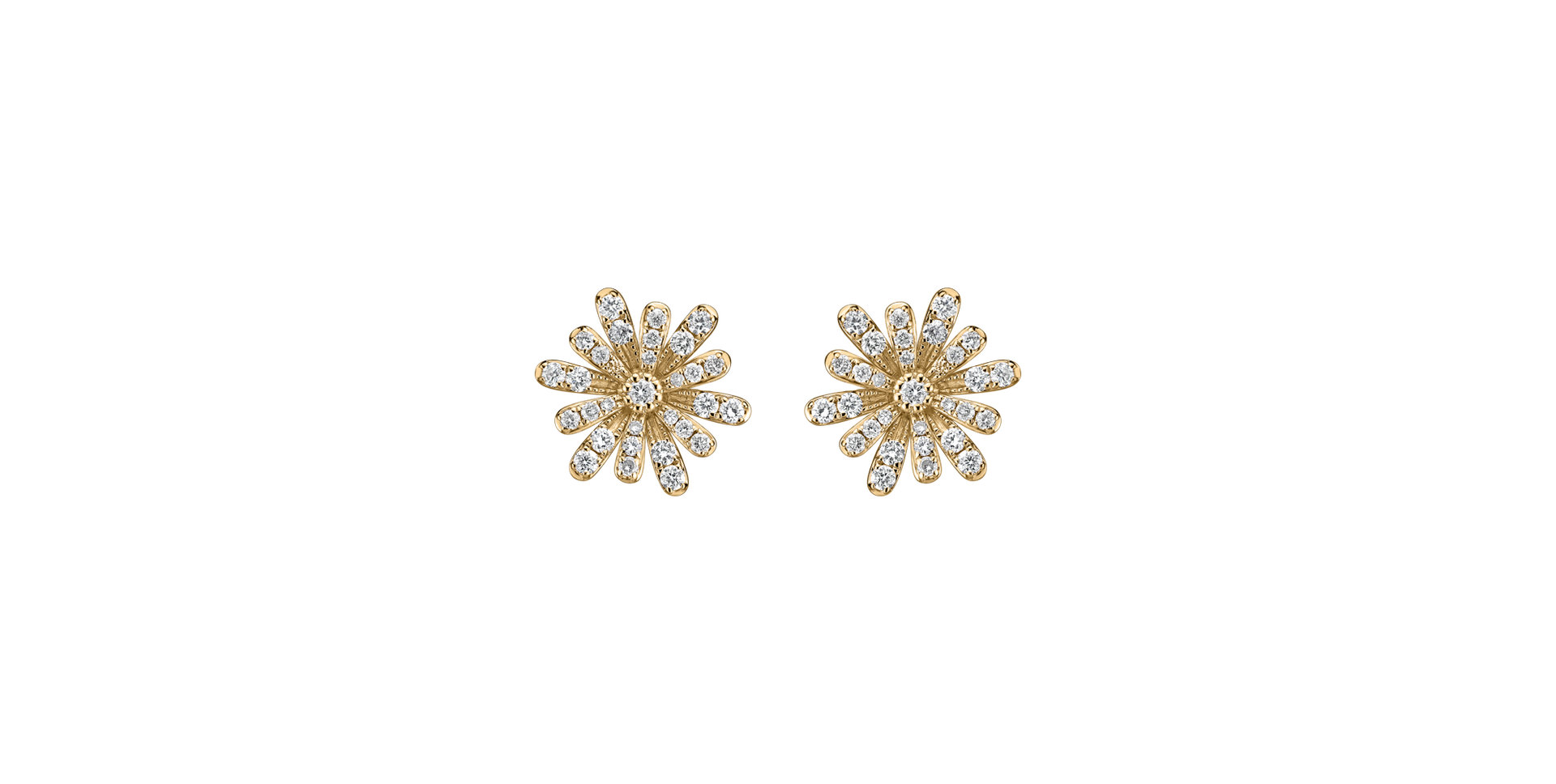 Diamond earrings Flower Flush