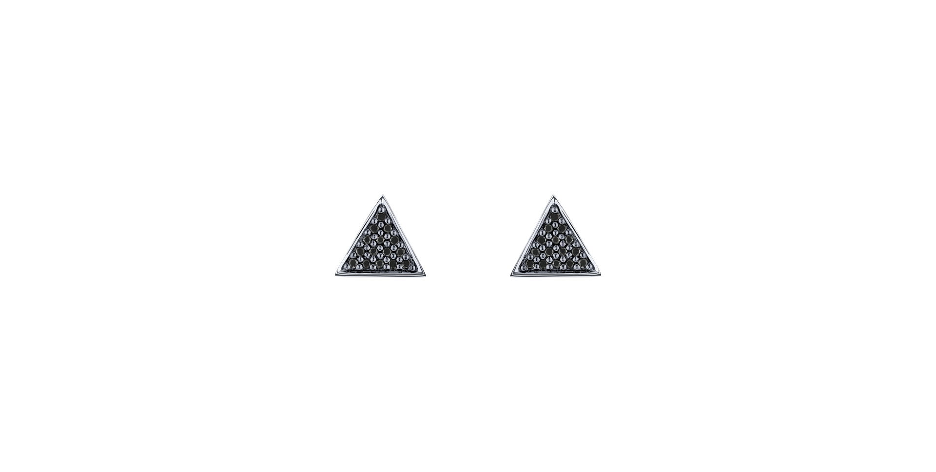 Diamond earrings Glossy Triangle