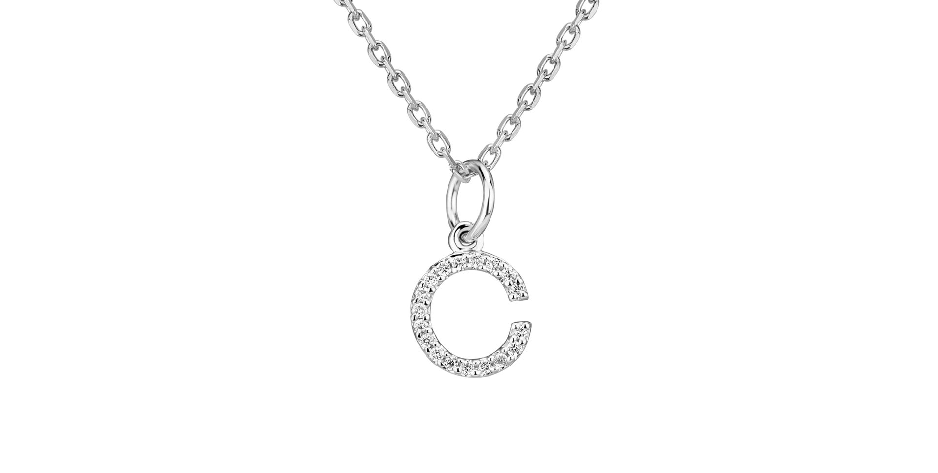 Diamond pendant Line Glitter  C