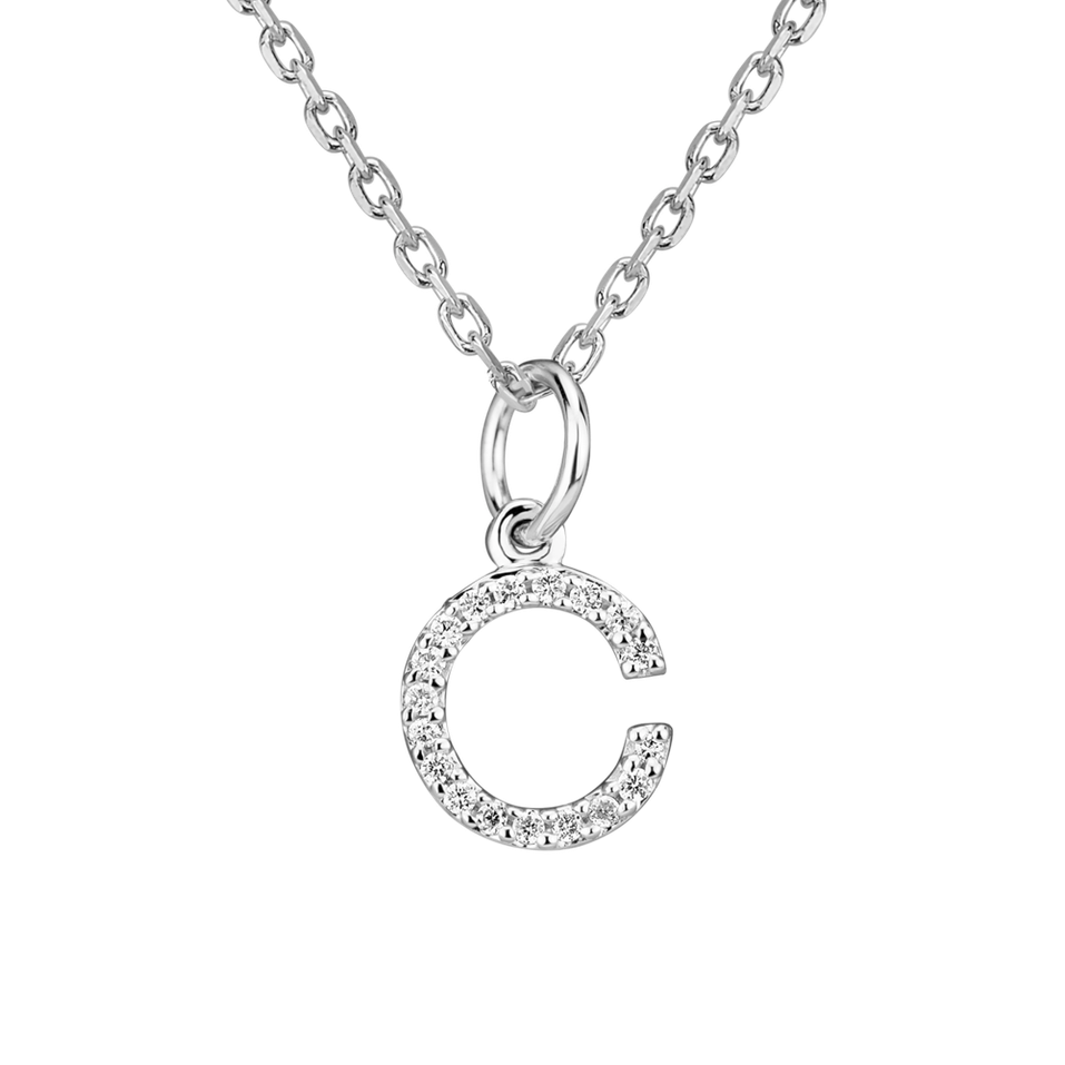 Diamond pendant Line Glitter  C