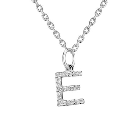 Diamond pendant Line Glitter  E