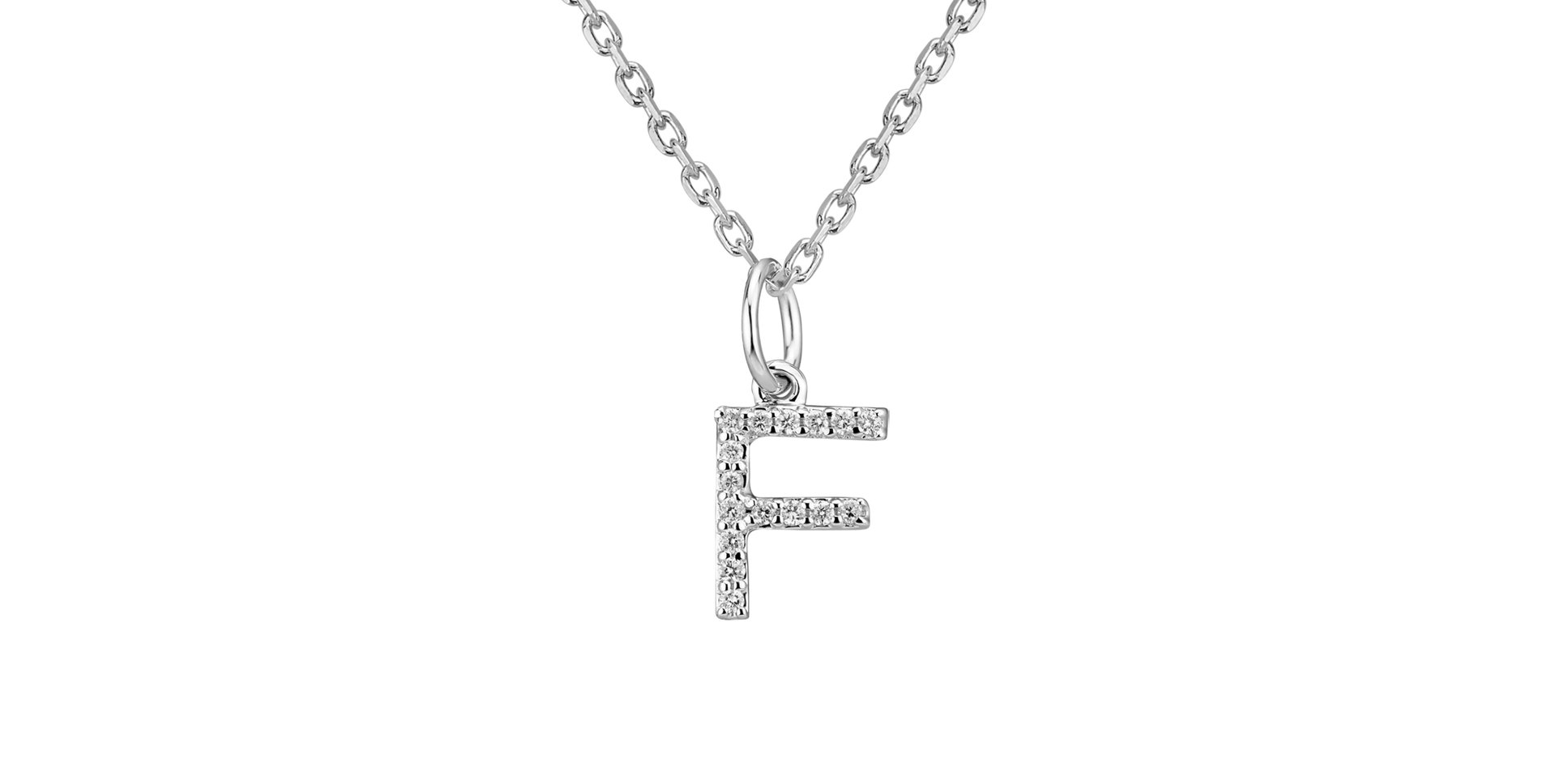 Diamond pendant Line Glitter  F