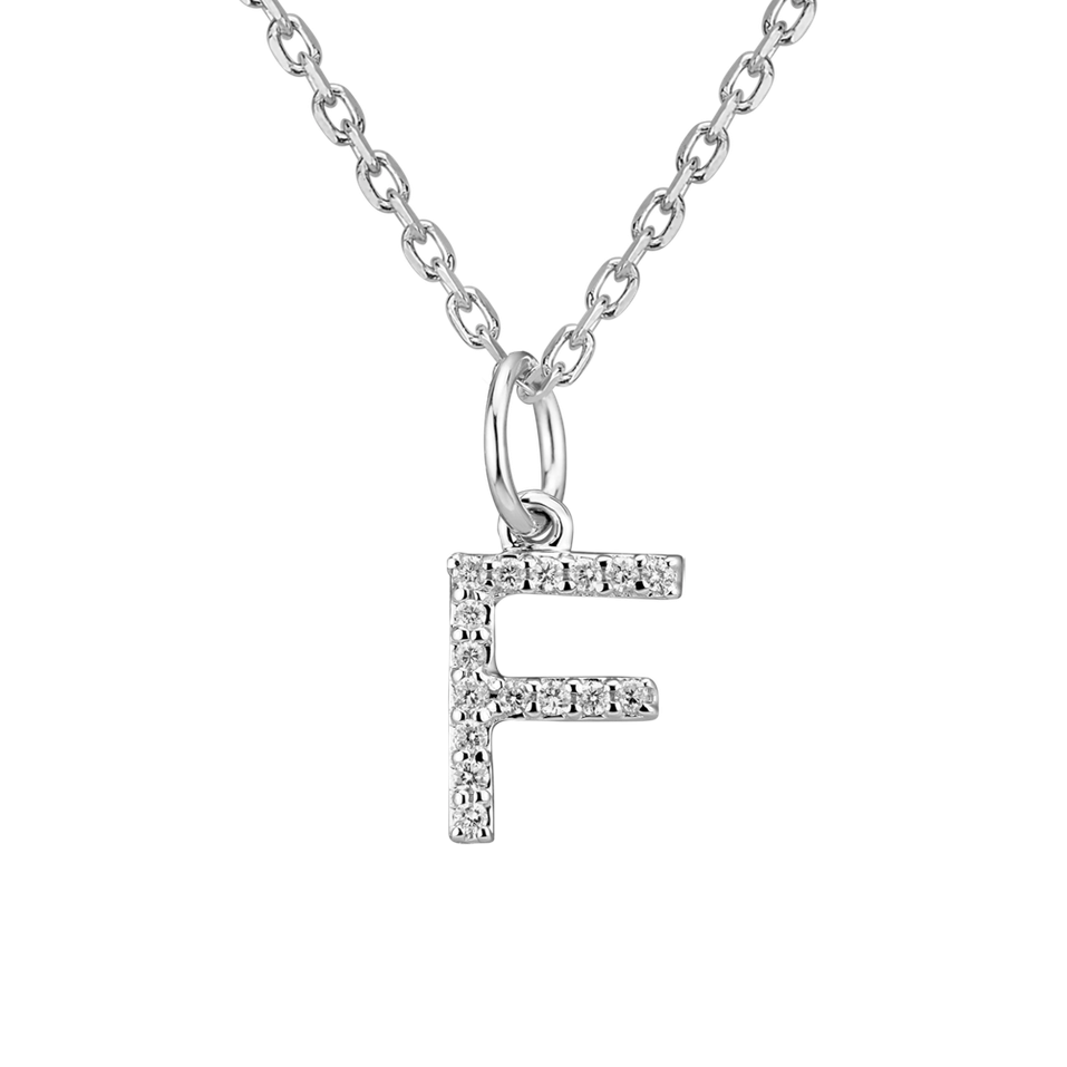 Diamond pendant Line Glitter  F