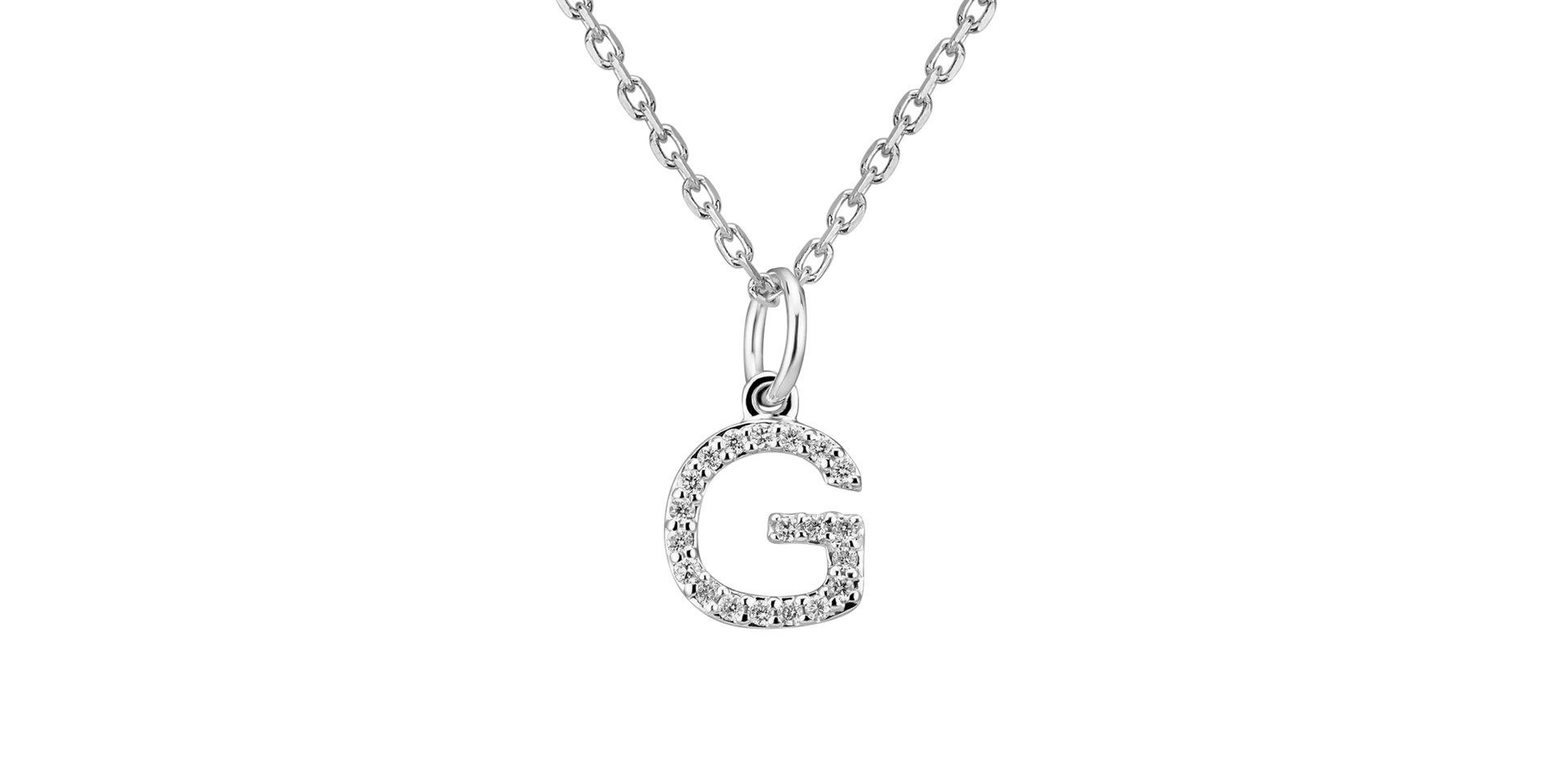 Diamond pendant Line Glitter  G