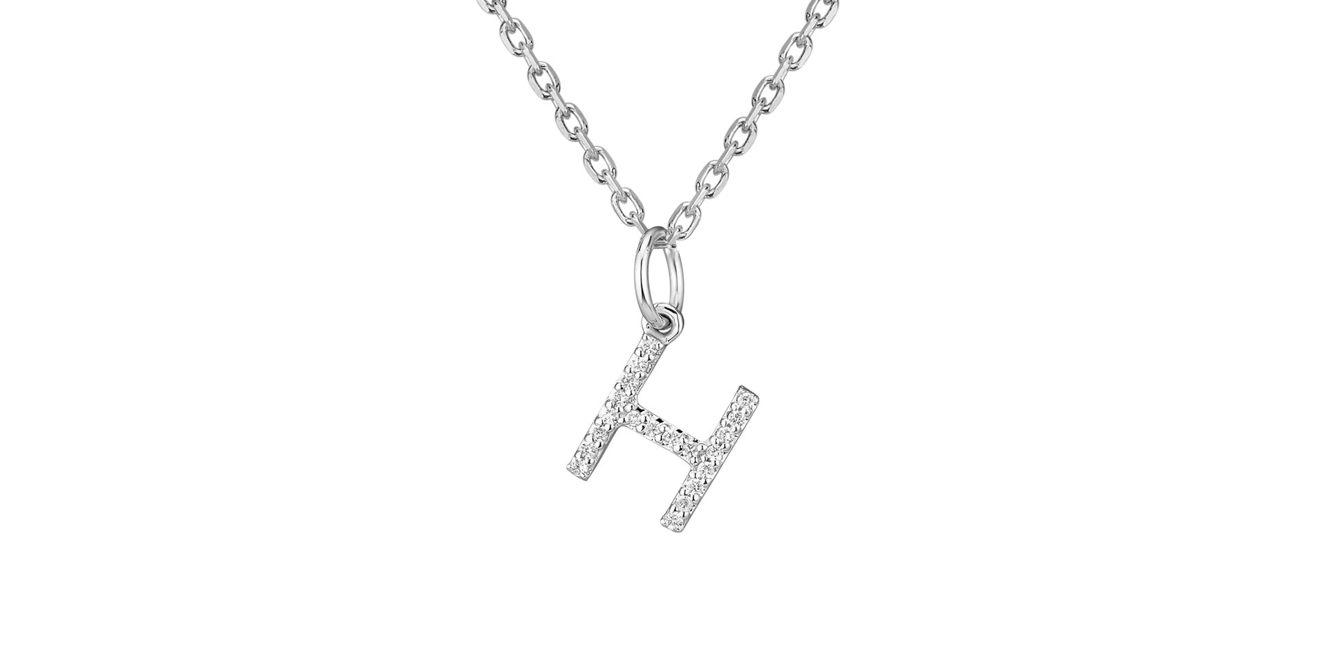 Diamond pendant Line Glitter  H