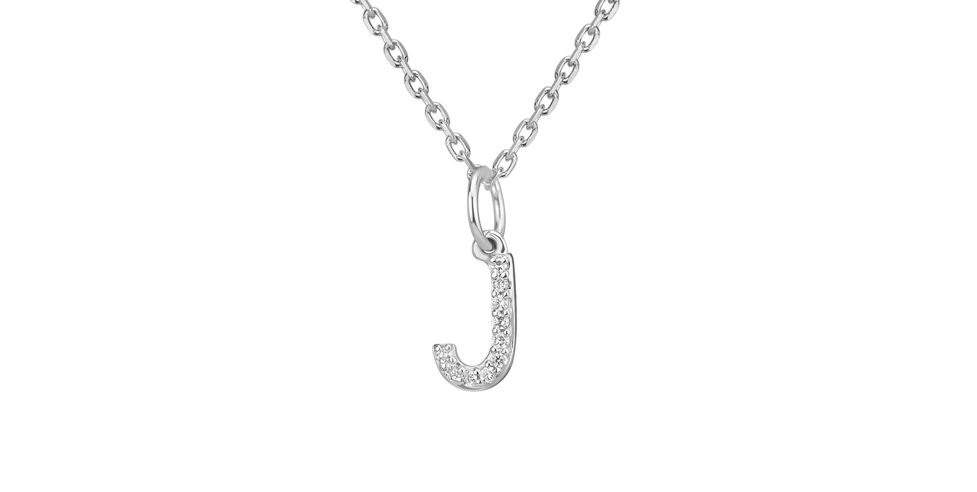 Diamond pendant Line Glitter  J