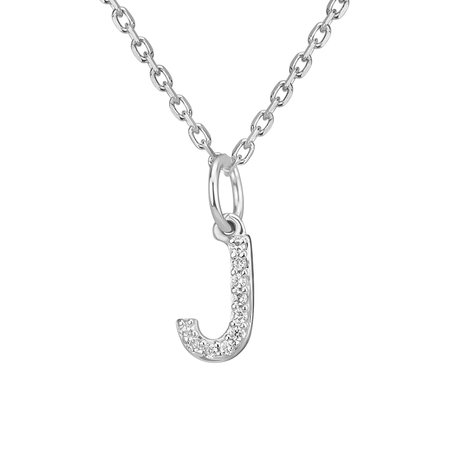 Diamond pendant Line Glitter  J