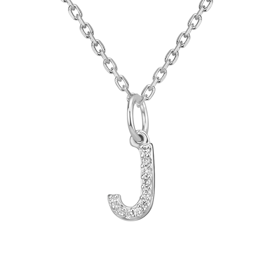 Diamond pendant Line Glitter  J
