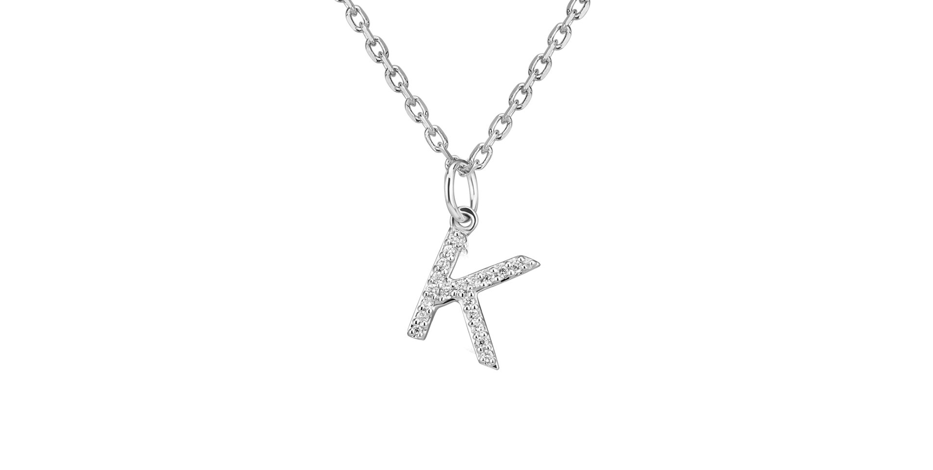 Diamond pendant Line Glitter  K