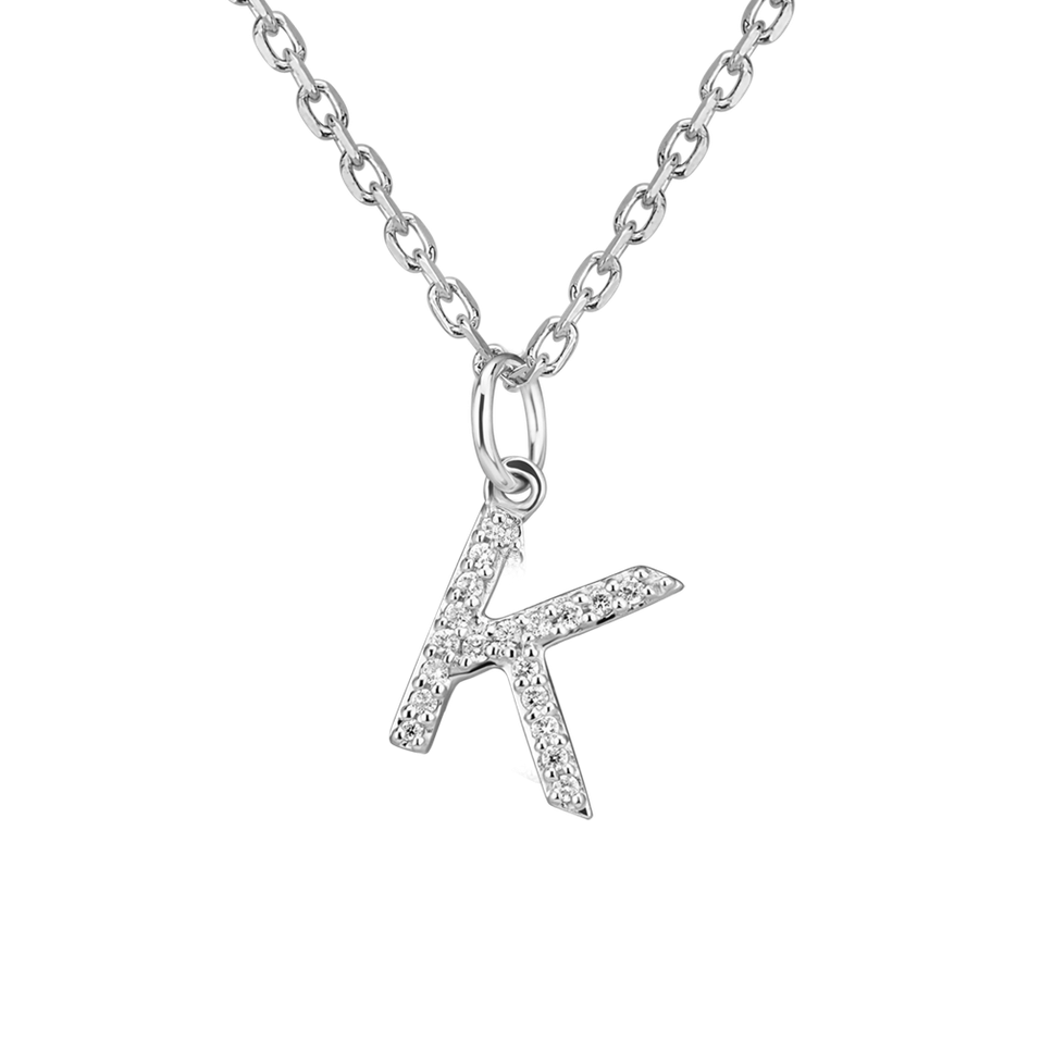 Diamond pendant Line Glitter  K