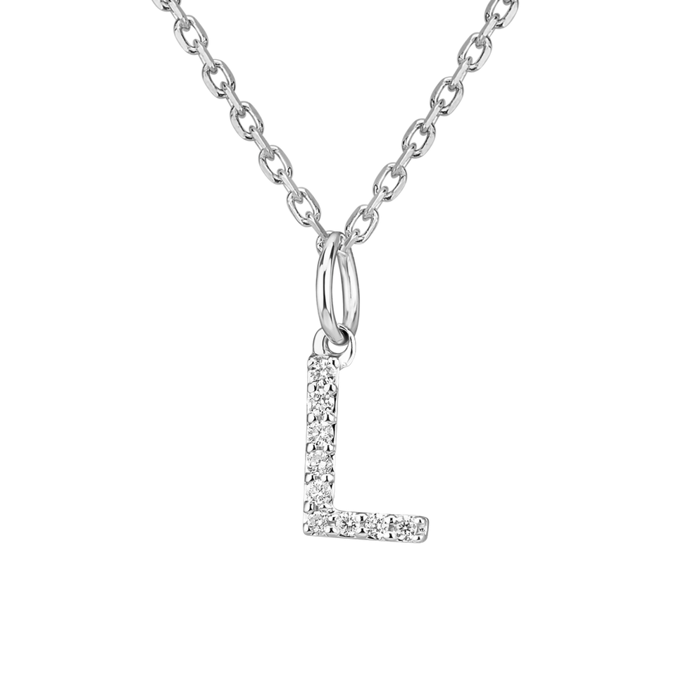 Diamond pendant Line Glitter  L