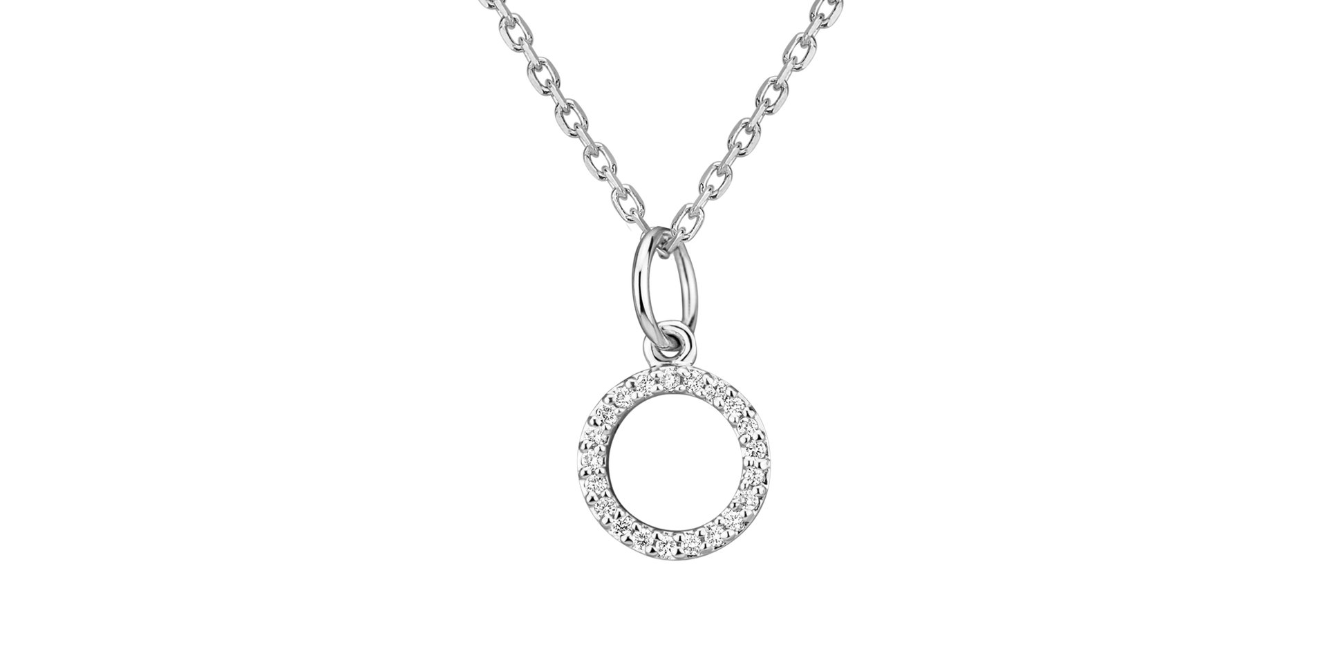 Diamond pendant Line Glitter  O