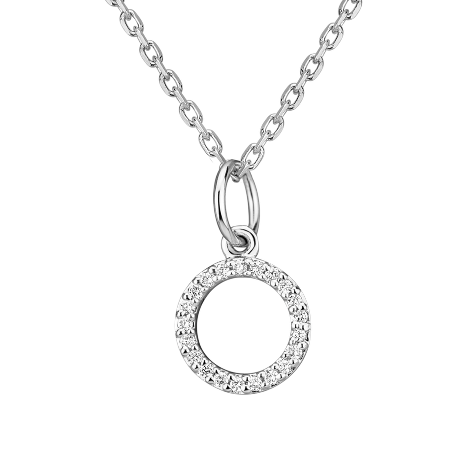 Diamond pendant Line Glitter  O