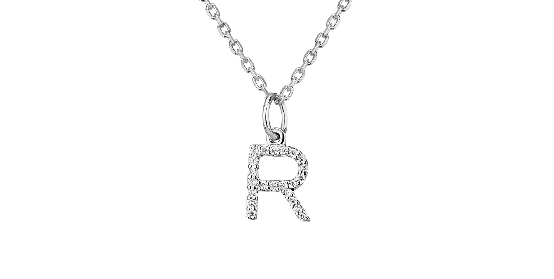 Diamond pendant Line Glitter  R