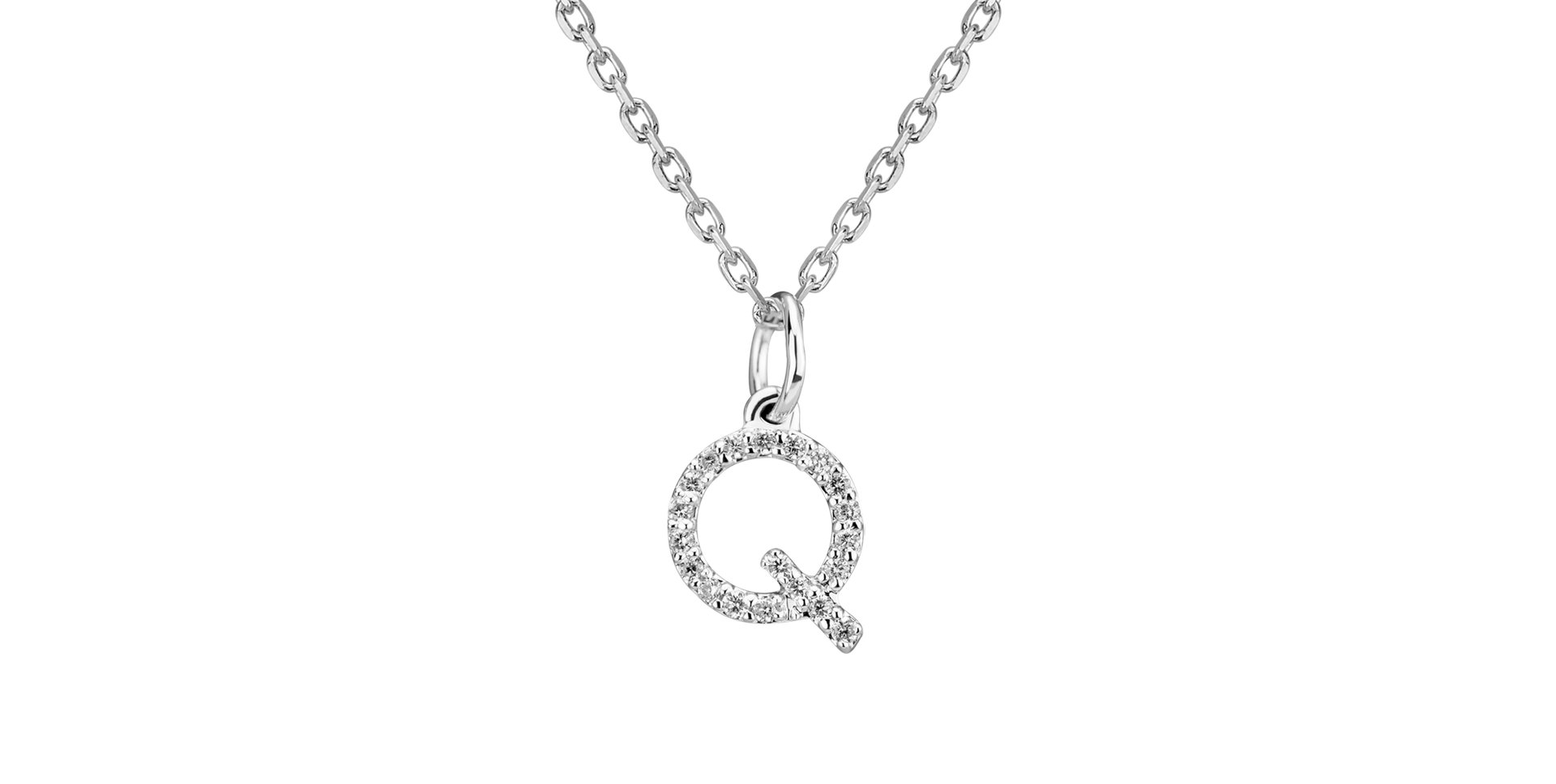 Diamond pendant Line Glitter  Q