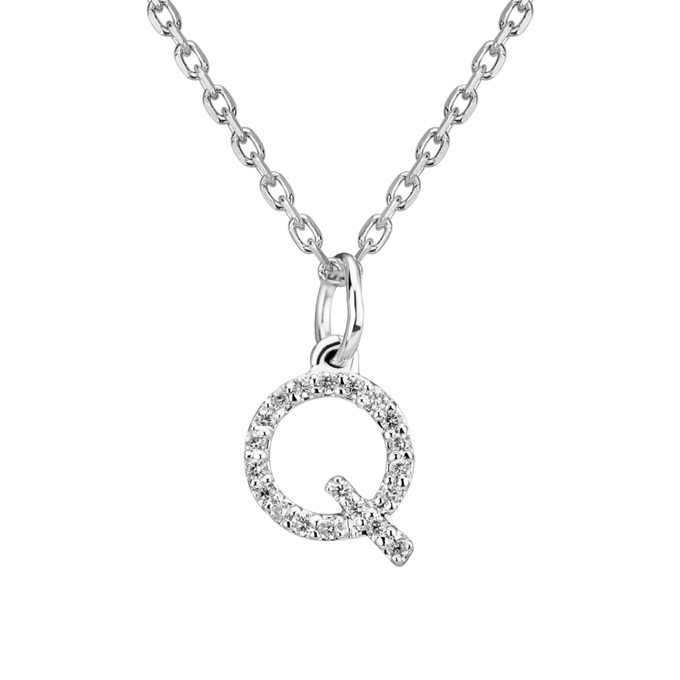 Diamond pendant Line Glitter  Q