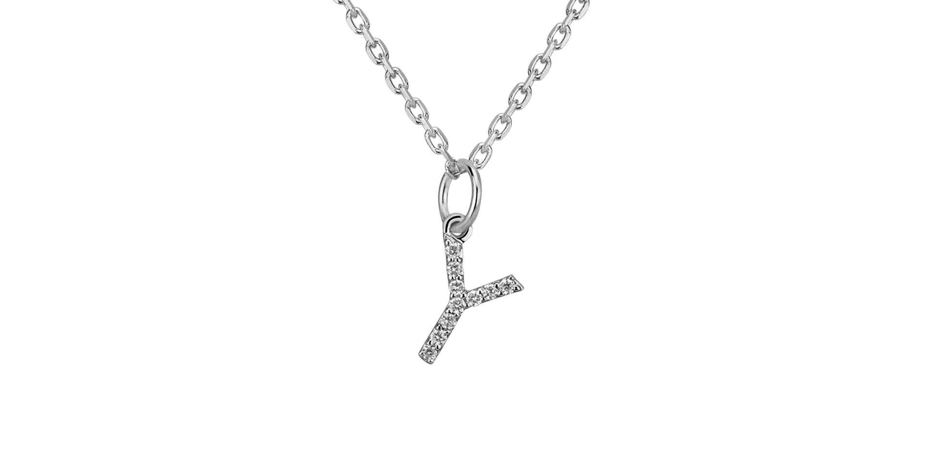 Diamond pendant Line Glitter  Y
